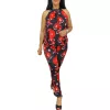 Elena kétrészes szett- piros matyó mintás