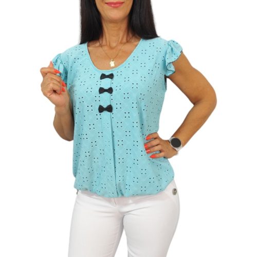 Dorottya masnis menta madeira mintás felső