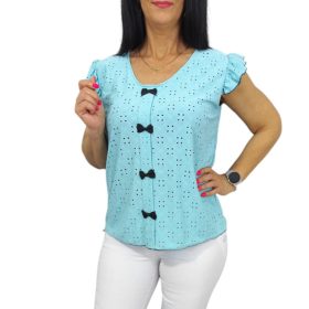 Dorka madeira mintás lezser aljú felső- menta