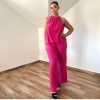 Elena madeira mintás kétrészes bőszárú szett- pink