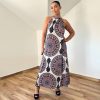 Kathy mandala mintás maxi ruha