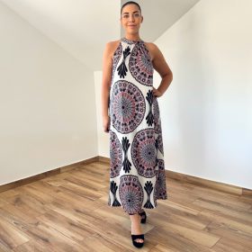 Kathy mandala mintás maxi ruha