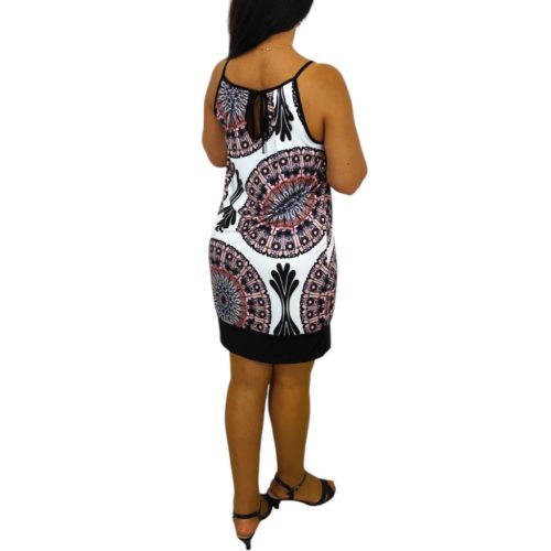 Lina pántos midi ruha – Mandala mintás