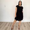 Evelina fekete midi ruha