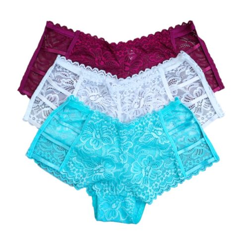 Csipkés pántos francia bugyi