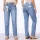 M’sara Plus size regular fit farmernadrág ajándék övvel – Világoskék