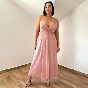 Hédy tüll betétes púder alkalmi női ruha