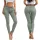 Alakformáló push-up skinny farmernadrág - khaki