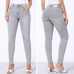   M’sara alakformáló push-up skinny farmernadrág – Szürke