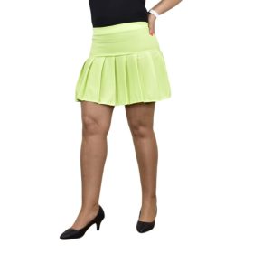 Midi fodros szoknya almazöld