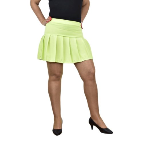 Midi fodros szoknya almazöld